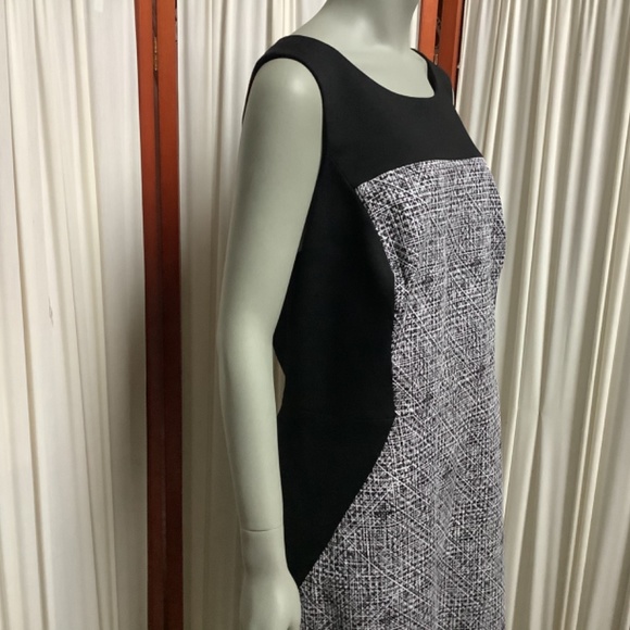 Classiques Entier Colorblock Sleeveless Dress Black/ White Size 20W - Picture 4 of 13
